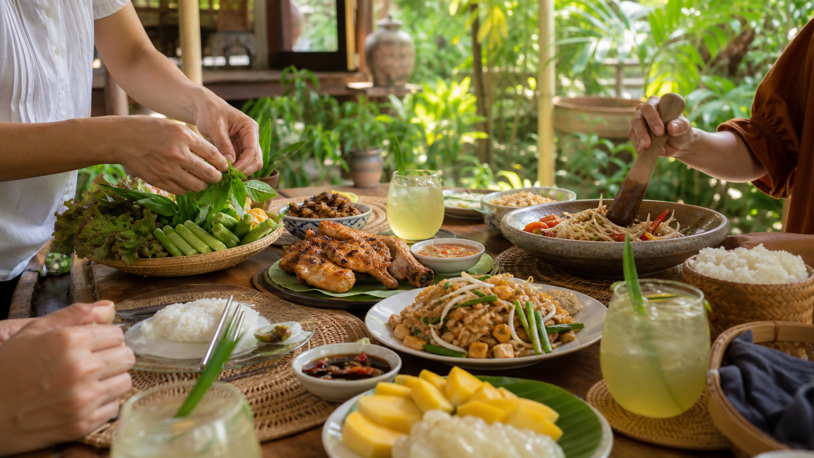 แนวทางภาพหลักของ Korat Thai Home Meal