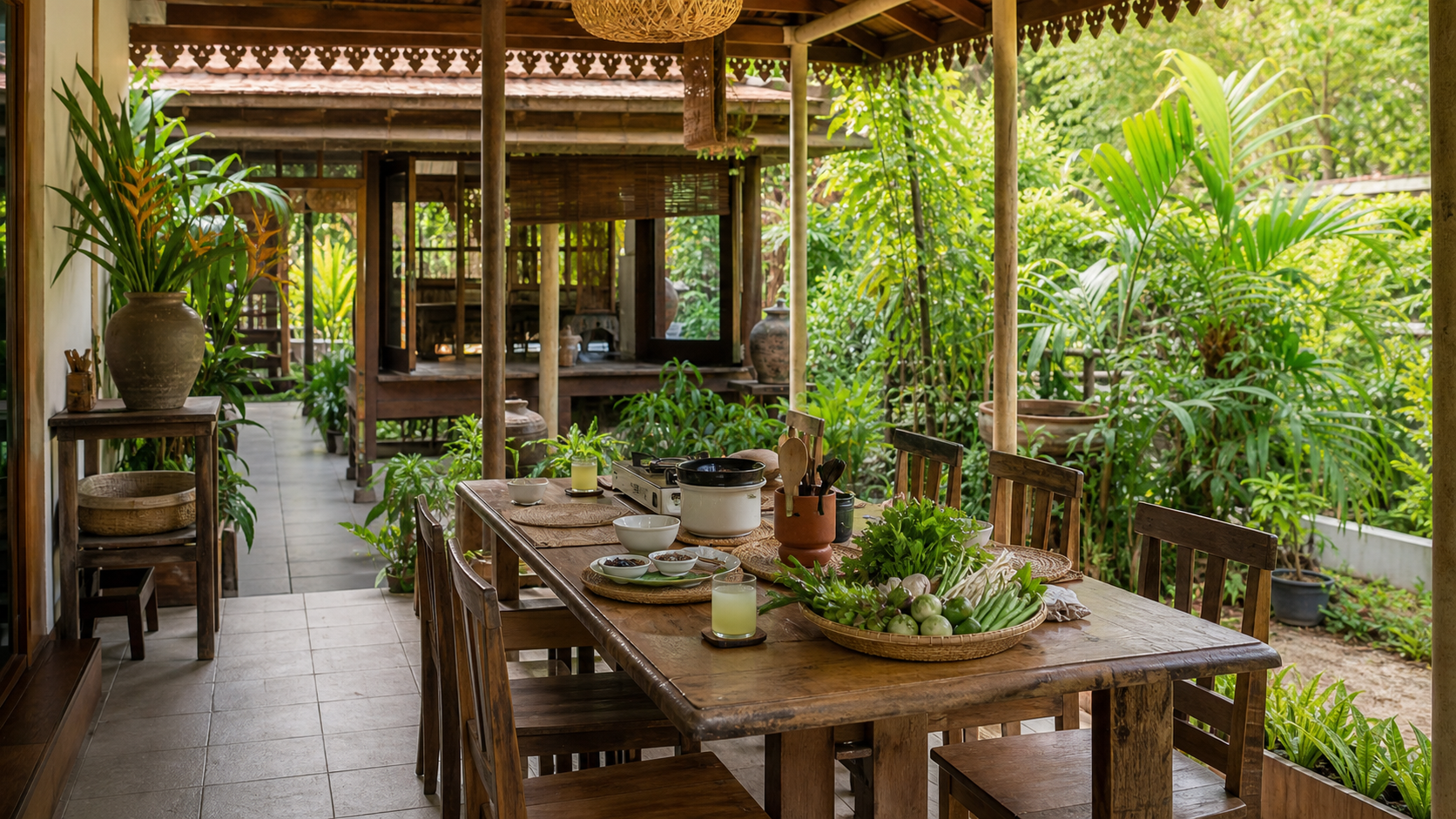 ตัวอย่างภาพบรรยากาศบ้านสวน